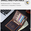 Vintage Genuine Leather Passport Holder with RFID Blocking