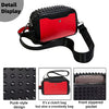 2-in-1 Convertible PU Leather Crossbody & Clutch Bag