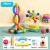 Magnetic Building Sticks and Balls Construction Set - 188 Pieces STEM Toy for Kids