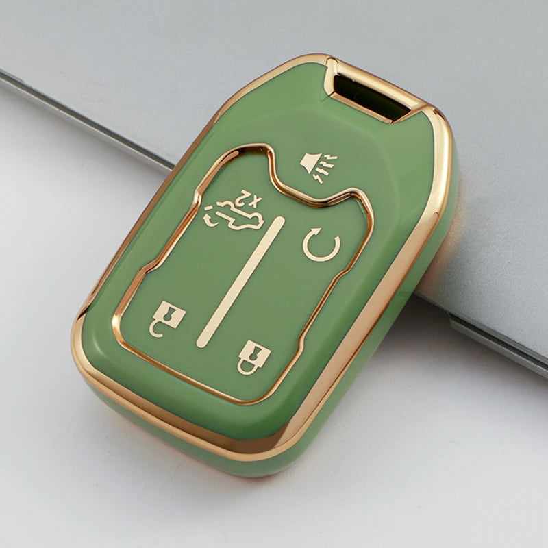 TPU Smart Key Fob Cover for GMC & Chevrolet Trucks and SUVs
