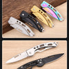 Compact Stainless Steel Folding Knife for Outdoor Adventures