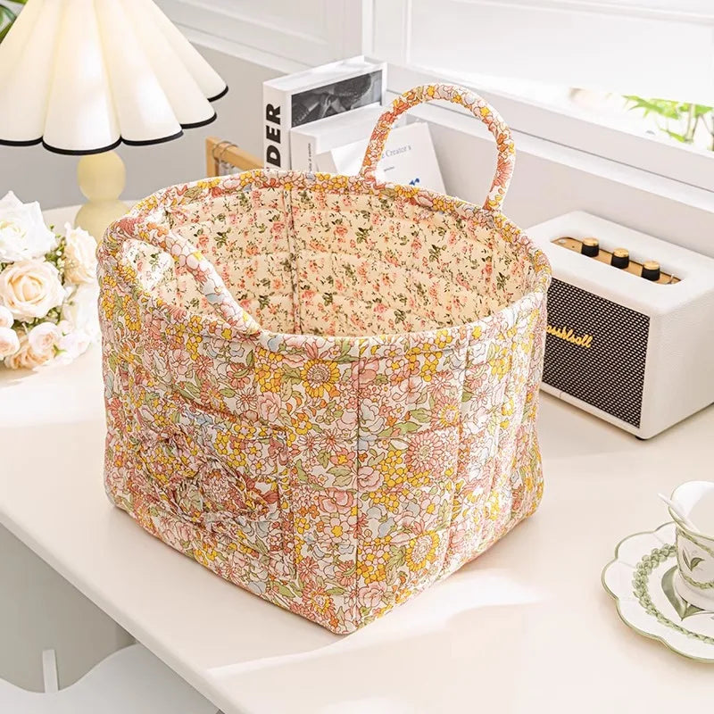 Floral Storage Bins with Handles