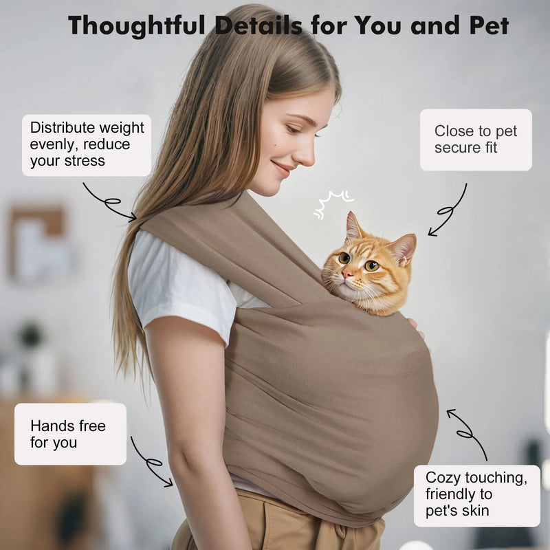 Transportador de Pet Frontal para Perros y Gatos Pequeños