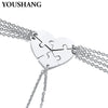 Personalized Stainless Steel Heart Name Necklace