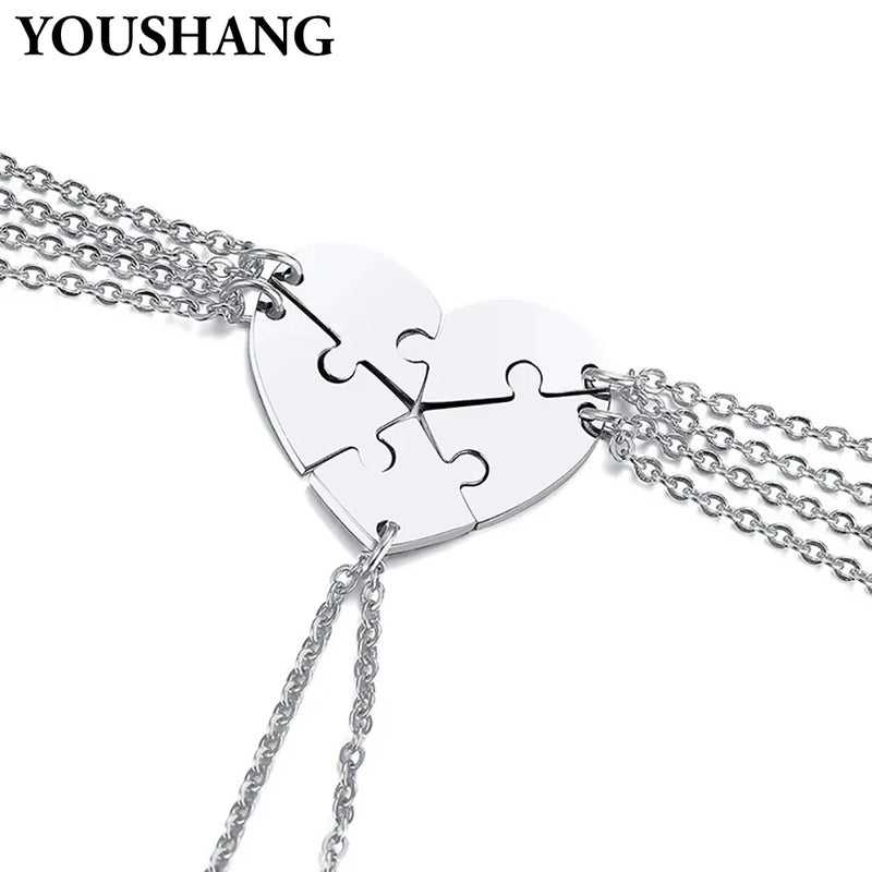 Personalized Stainless Steel Heart Name Necklace