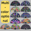 Holographic Folding Hand Fan with UV Glow Effect