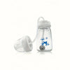 Hands-Free Self-Feeding Baby Bottle with Straw Brush (150ml)