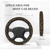 Leopard Print Neoprene Steering Wheel Cover