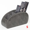 PU Leather Remote Control Organizer with 5 Compartments