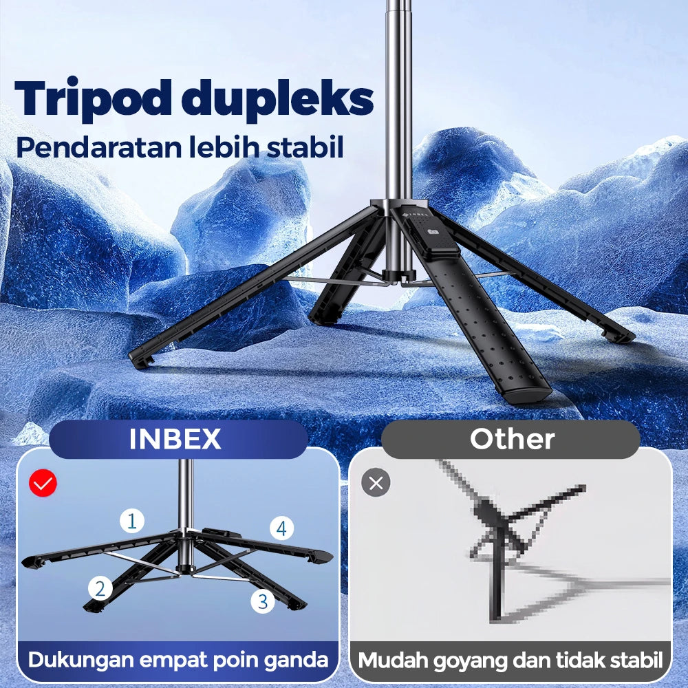 Bluetooth Selfie Stick Tripod with Remote Control