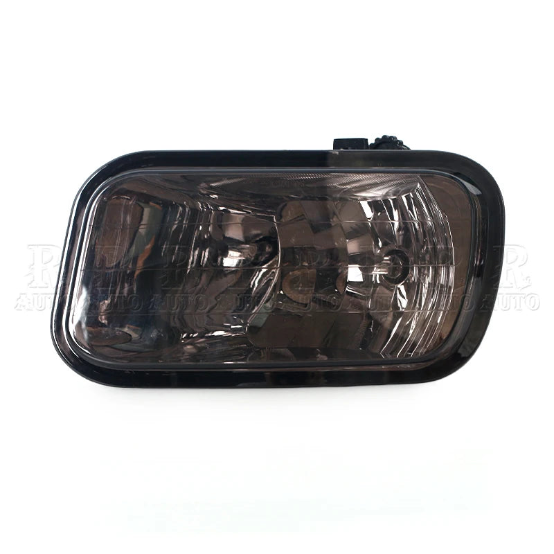 Black front bumper fog lights for Dodge Ram 1500/2500/3500 trucks.