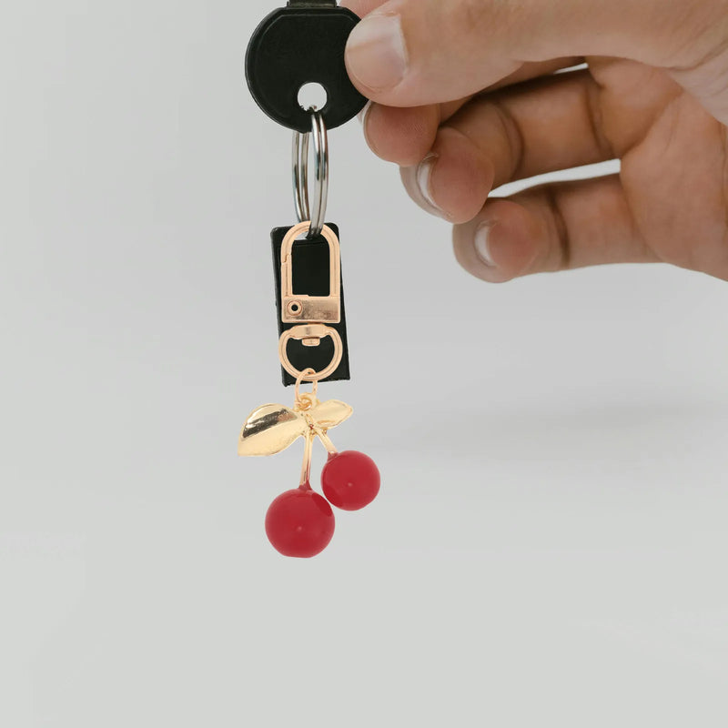 Porte-clés & Breloque de Sac en Forme de Cerise