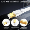RJ45 Störfreis-Stecker mit flexiblen Steckern, Oxidationsbeständigkeit und 8 goldbeschichteten Kontaktenpins