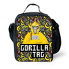 Cartoon Gorilla Kids School Backpack Set with Lunch Bag and Pencil Case