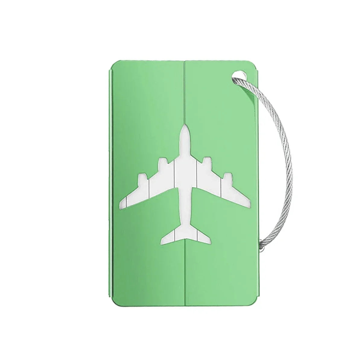 Aircraft-Grade Aluminum Luggage Tag with ID Card Slot