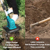 1500W Brushless Cordless Garden Tiller & Cultivator