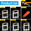 Tile Leveling System with Clips, Wedges & Pliers
