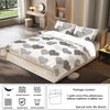 3-Piece Microfiber Comforter Set with Duvet Cover and Pillowcases
