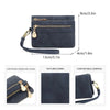 Vintage PU Leather Foldable Clutch Wallet with Wrist Strap