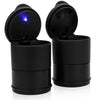 Portable Car Ashtray with LED Light & Trash Compartment
