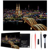 Mount Fuji Scratch Art Painting Kit