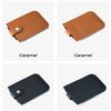 Slim Leather Card Holder with Quick-Access Pull Tab