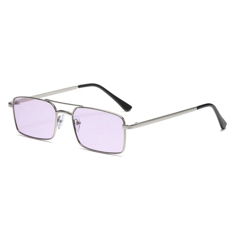 Vintage Double-Bridge Square Sunglasses