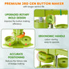 DIY Pin Button Maker Machine Kit with 100 Button Parts and Circle Cutter