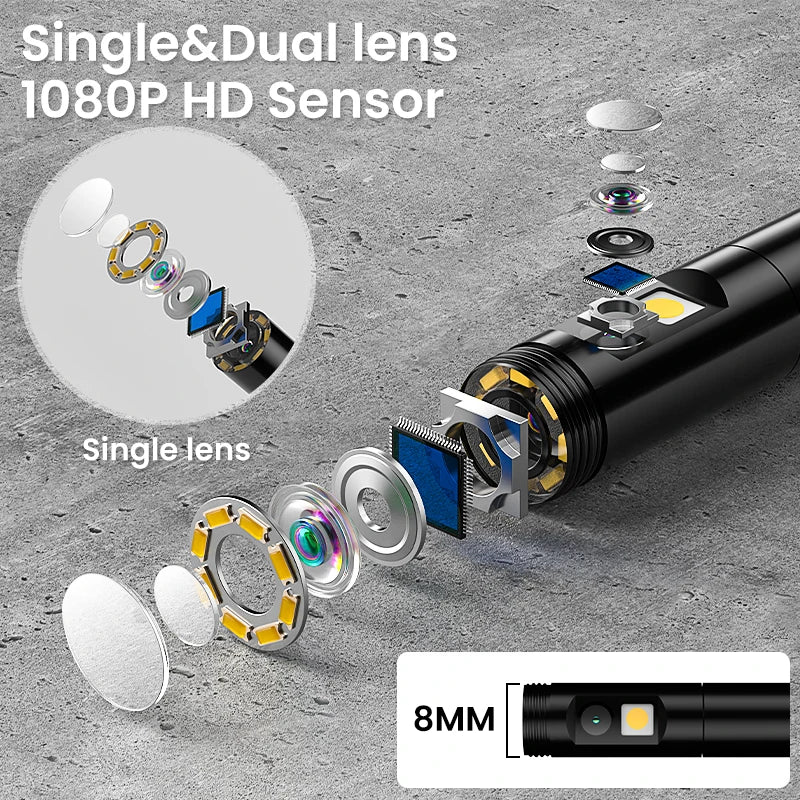 Industrial Inspection Endoscope with 4.3" HD Screen