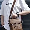 Vintage Leather Messenger Bag for Men – Classic Crossbody Shoulder Bag