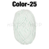 Soft Velvet Chenille Yarn for Knitting and Crochet – 2 Rolls