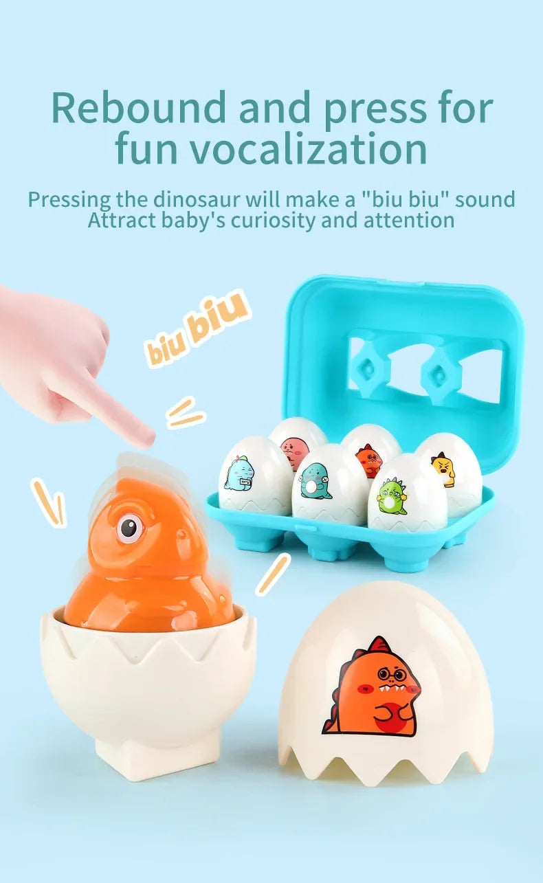 Montessori Shape-Matching Egg Puzzle Set for Toddlers