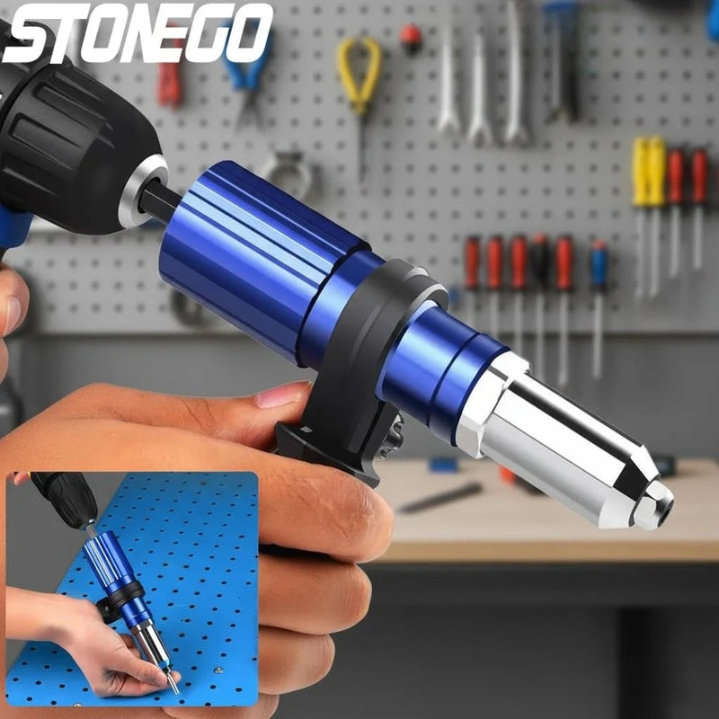 Cordless Rivet Gun Adapter for Electric Drills
