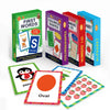 Montessori Learning Flash Cards Set - 58 Pieces for Early Education