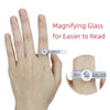 Adjustable Ring Sizing Gauge with Magnifier