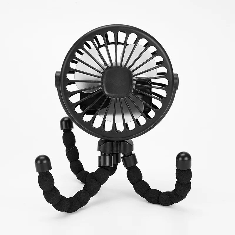 Flexible Clip-On Rechargeable Mini Fan