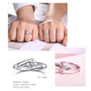 Classic Silver Cubic Zirconia Wedding Ring