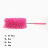 Pink extendable microfiber duster with an adjustable handle