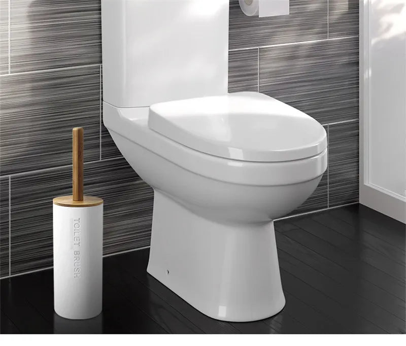 Bamboo Bathroom Organizer Set with Soap Dispenser