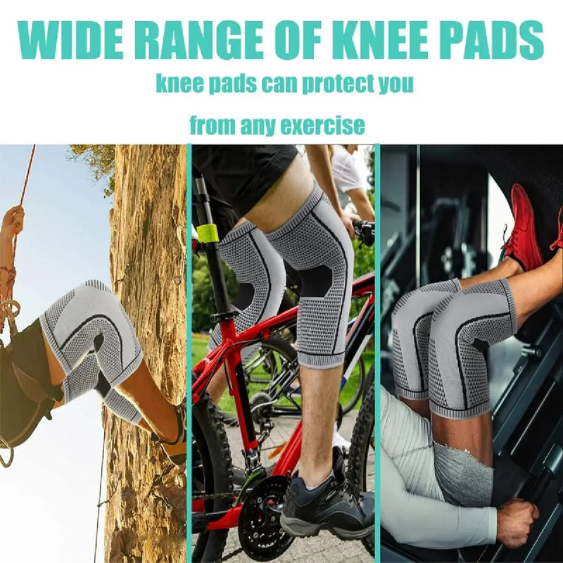 Double-Compression Knee Sleeve with Open Patella