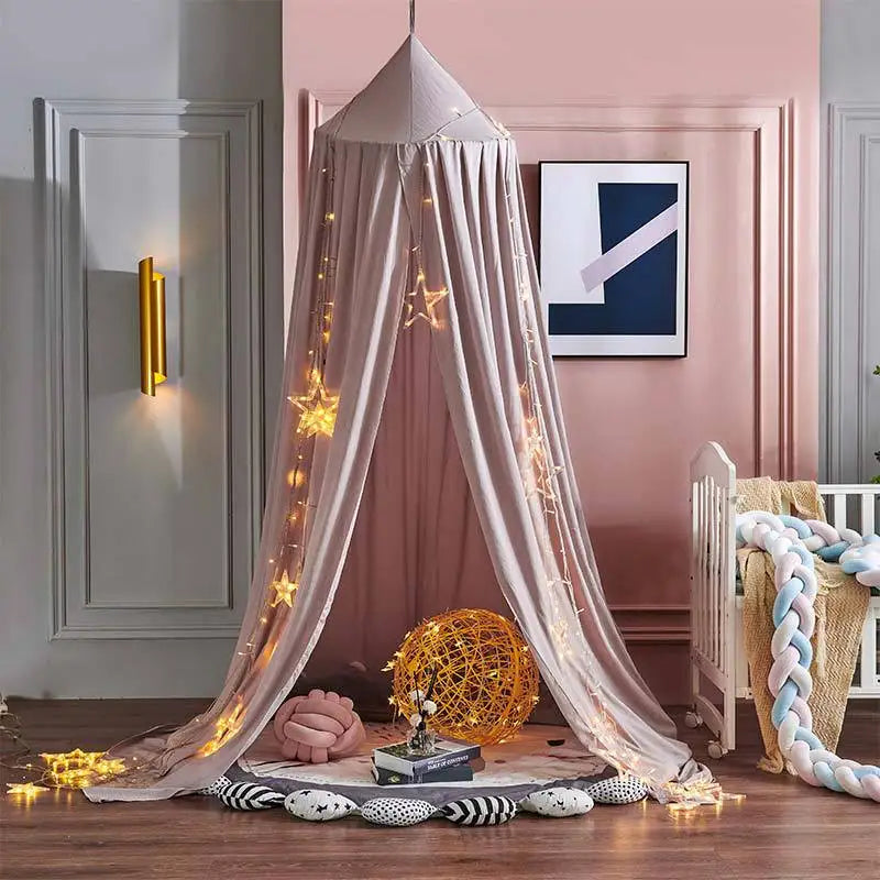 Princess Canopy Bed Net for Kids – Mosquito Protection & Dreamy Room Decor