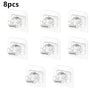 Self-Adhesive Curtain Rod Clamp Hooks – Punch-Free Wall Hanging Holders