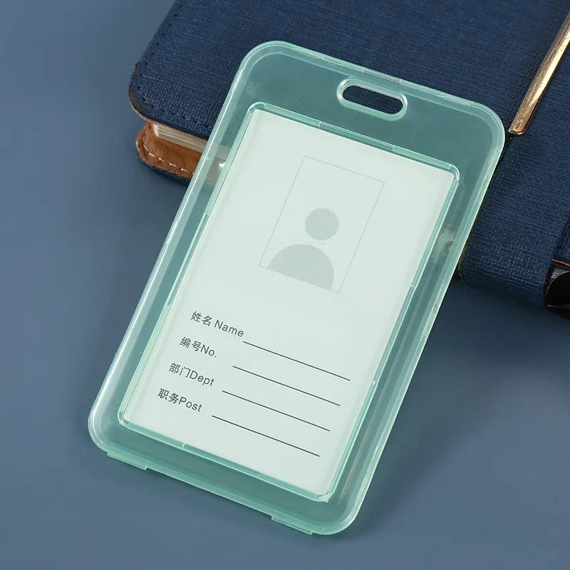 Slim ID Badge Holder with Lanyard