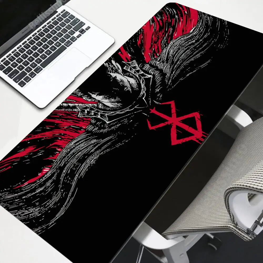 Berserk Anime XXL Gaming Mouse Pad with Non-Slip Rubber Base