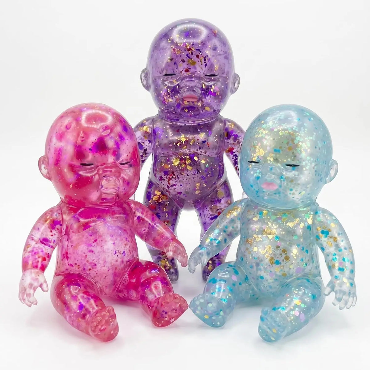 Glitter Squishy Fidget Toy - Slow Rebound Stress Relief for Kids and Adults