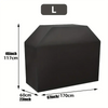 Heavy-Duty Waterproof BBQ Grill Cover for Outdoor Use