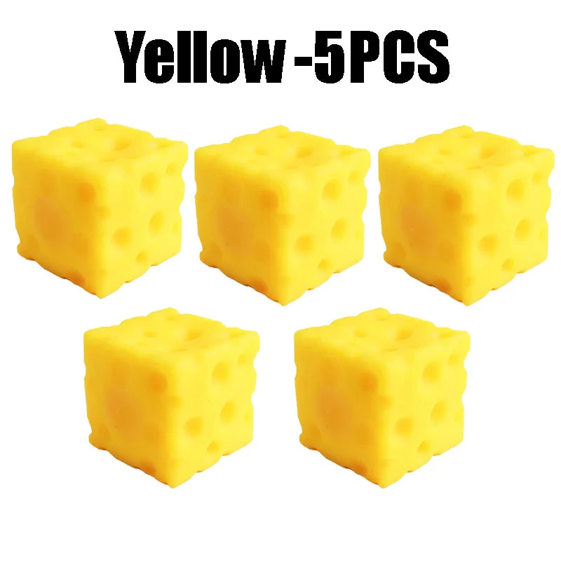 Cheese-Shaped Squeeze Fidget Toy