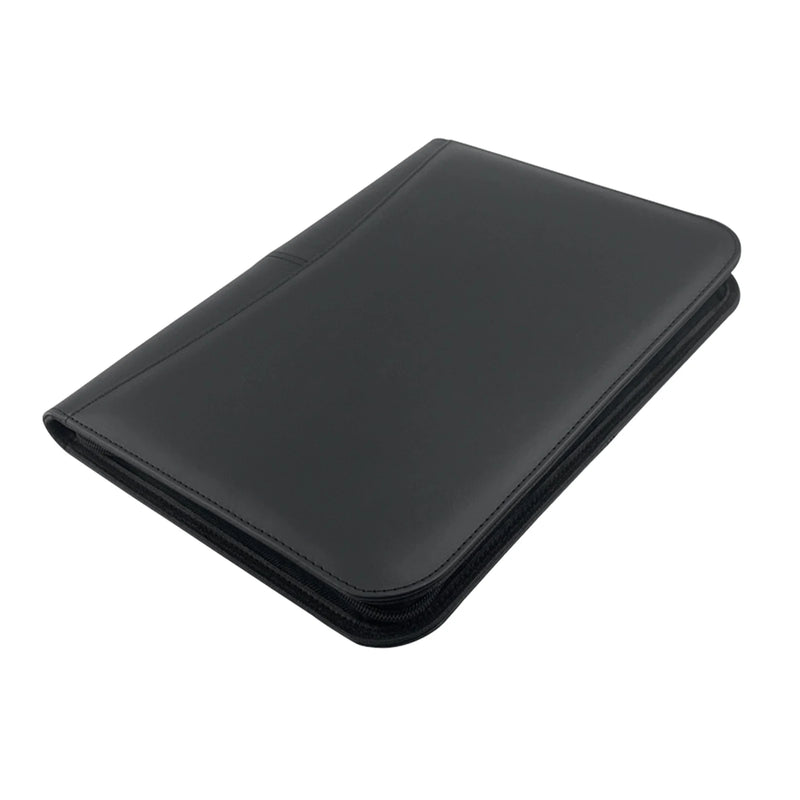 Zippered PU Leather Business Padfolio