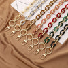 Acrylic Handbag Chain with Resin Accents