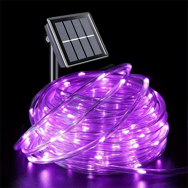 Solar-Powered LED Fairy String Lights